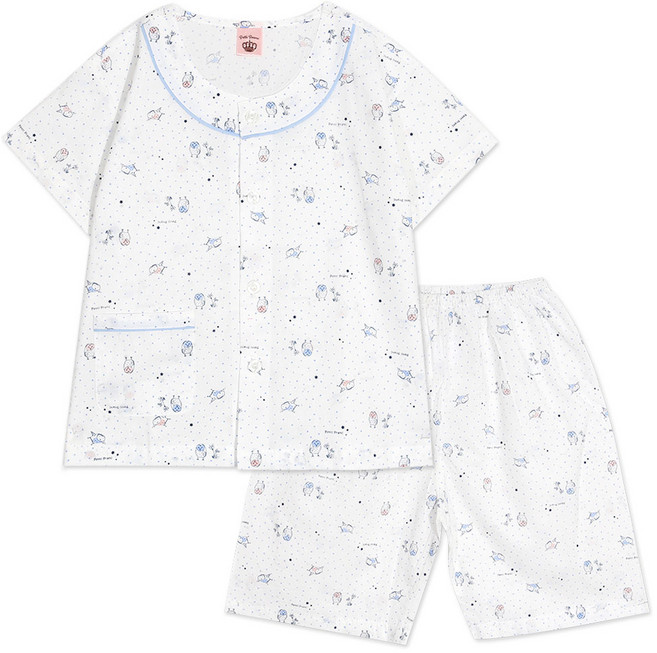 알콩단잠 남아동잠옷 키즈 유아 반팔 어린이 순면 실내복 파자마 상하세트