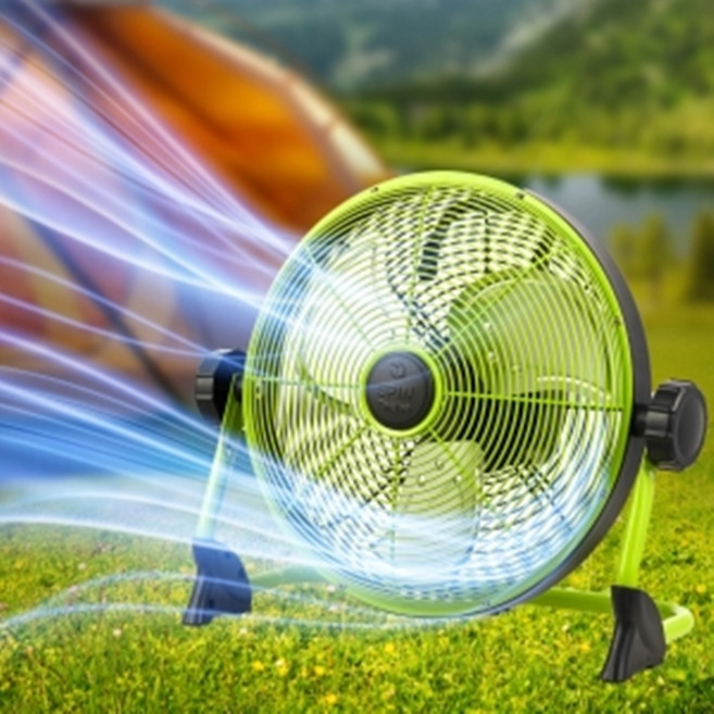 (구매Gift) 한빛 스핀-투웰브 디지털 무선 선풍기 HV-4284T 레저용 대형선풍기 야외용 대형 무선선풍기 캠핑용 대형 BLDC 서큘레이터 [휴먼월드몰], 그린, 상세 참조