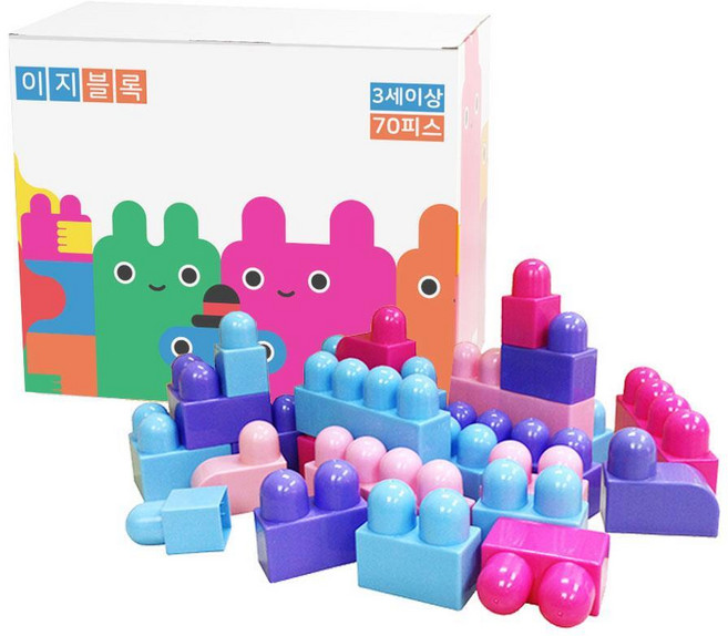 3세 장난감 창의력 블록 집콕 쌓기놀이 아이선물 애기블럭 육아필수템 유아, 1개