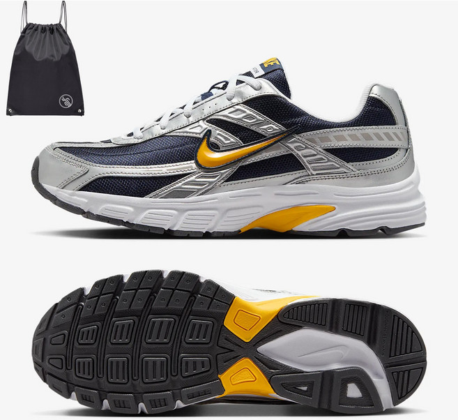 나이키 남자 INA 쿠셔닝 라이트 네이비실버골드 러닝화 (PGN짐쌕가방 지급)