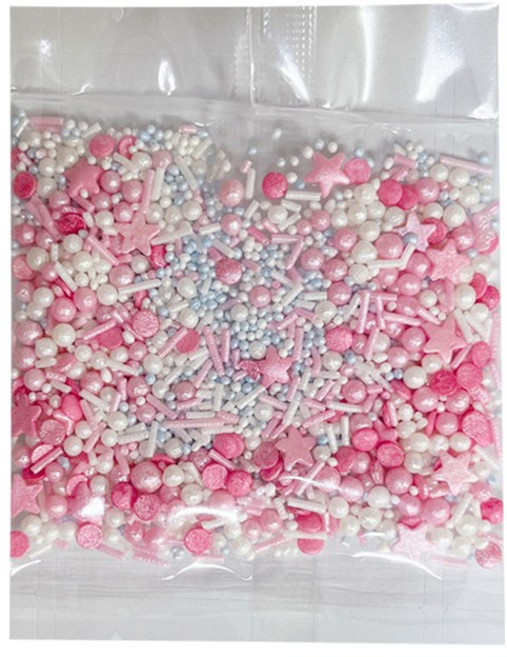 스프링클 구슬막대 하트조각믹스 케이크 도넛 머핀 빼빼로 토핑 장식 베이킹재료 하나베이킹푸드, 20g, 1개