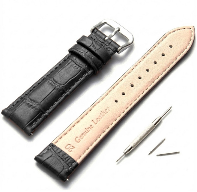 베이스 공방 워치겸용 소가죽 시계줄