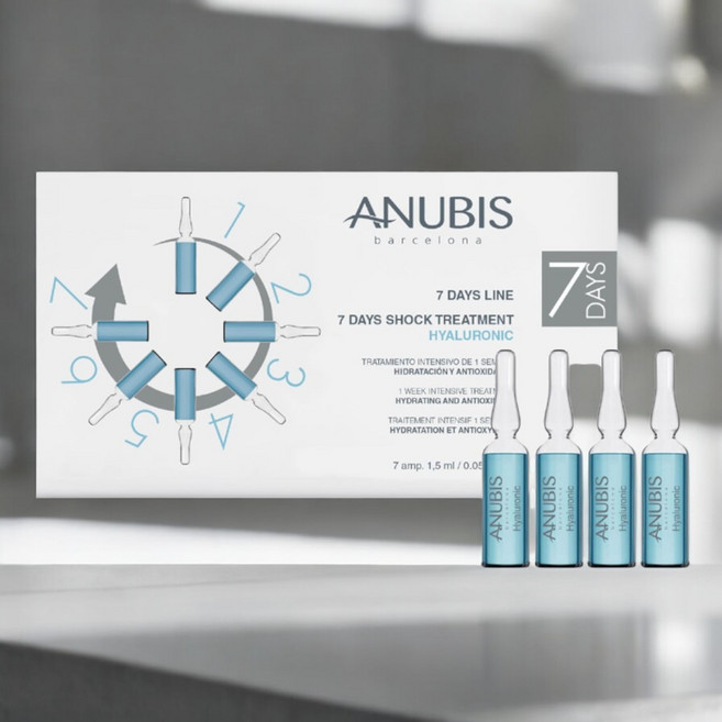 Anubis 아누비스 히알루론산 앰플 케어 7 Days Shock Treatment 히알루론산 앰플, 1병