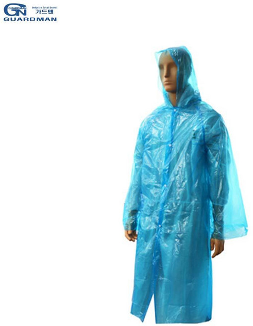 가드맨 일회용 우의 어른용 파란색 2EA