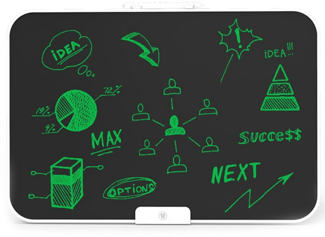 화이트보드 전자화이트보드 디지털칠판 전자칠판 공부방 드로잉 메모 전자 보드 21inch 티플레이 엔엑스오, 1개