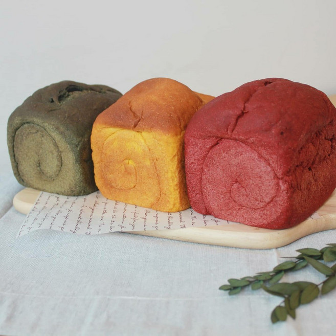 153빵앗간 [비건] 홍국 쌀 식빵, 1개, 500g
