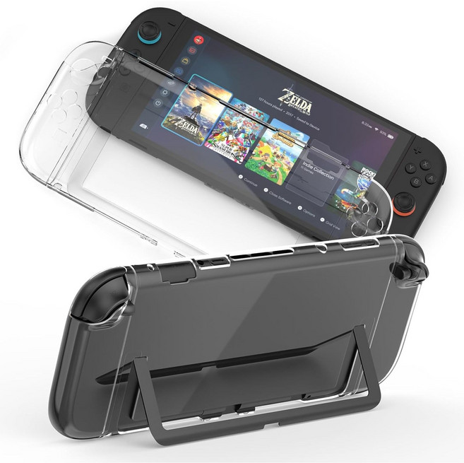 뷰씨 닌텐도 스위치 투명 하드 풀커버 케이스, 1개, 닌텐도 스위치2