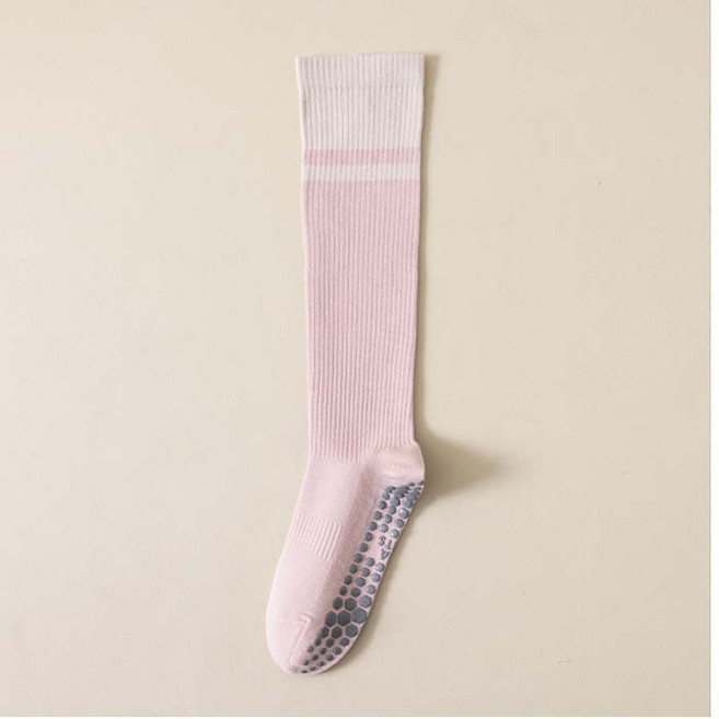 요가 헬스 골프 등 스포츠 미끄럼방지 반양말 7종, 1개, 핑크