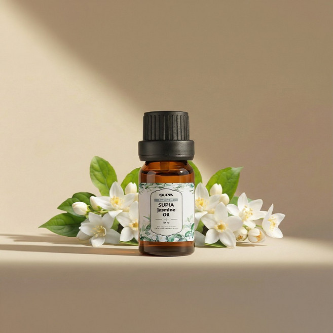 수피아 100% 천연 아로마 에센셜 오일, 1개, 10ml, 자스민
