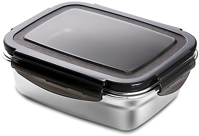 까사베니 연마제 없는 스테인레스 김치통, 350ml, 1개