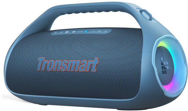 Tronsmart Bang 2 휴대용 무선 블루투스 스피커 90W 캠핑용 LED IPX6방수 홈시어터 인테리어 야외 파티 26시간재생 보조배터리기능, 블루