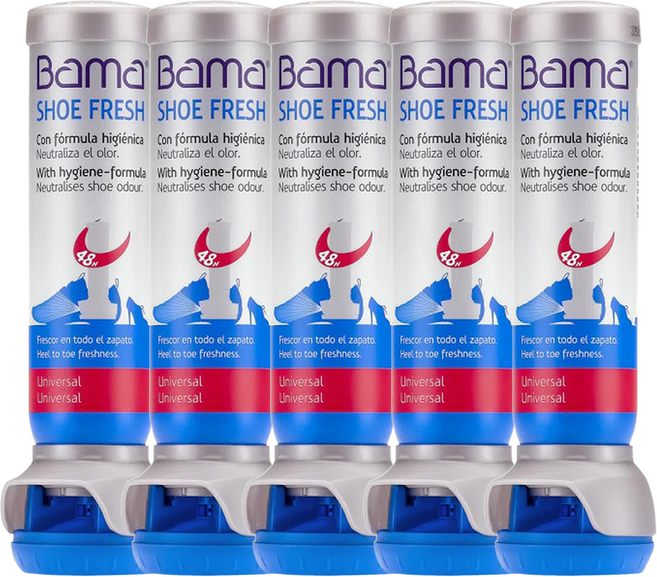 바마 슈프레쉬 신발냄새제거제 48시간 지속, 100ml, 5개