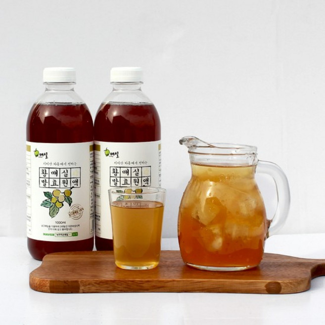 지리산 하동에서 전하는 황매실 발효원액 1000ml, 1개, 1L