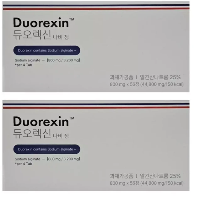 오렉신 나비정 x 두오렉신 듀오랙신 800mg 56정 2개 MJ, 1개