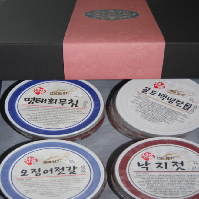 [태광젓갈] 속초 명품 젓갈 선물세트, 태광젓갈선물세트, 1세트, 500g