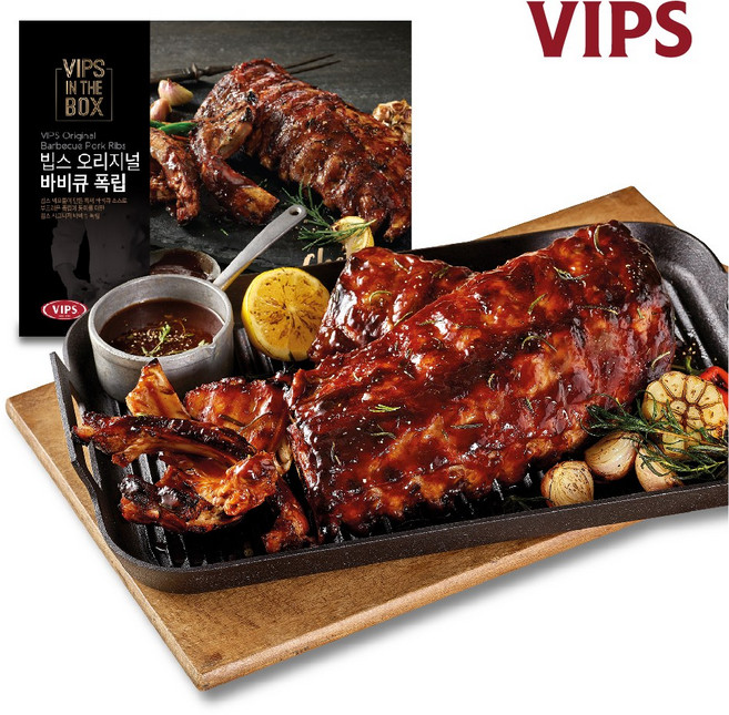 빕스 오리지널 바비큐 폭립 450G, 1개