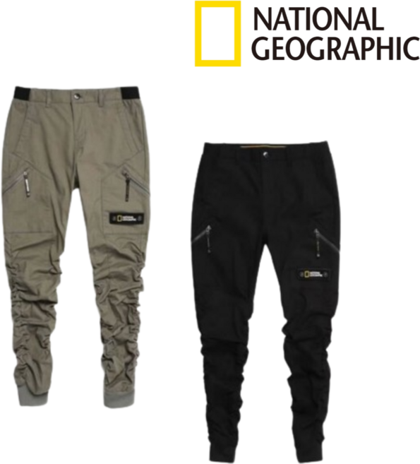 (백화점정품) 내션널지오그래픽 여성 조거 팬츠 데일리 사계절 유카 셔링 긴바지