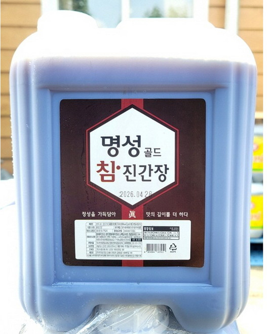 명성 골드 참진간장, 1개, 12L