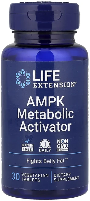 Life Extension AMPK 신진대사 활성제 베지 정제 30정, 1개 - 쿠팡