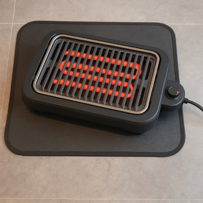 내열 방염 캠핑매트 화로대 방염포 텐트 바닥 보호 안전 시트, 1개, 상세페이지 참조