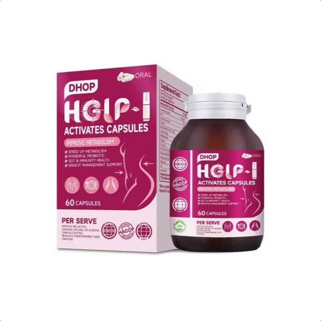 DHOP速纖活性藤黃果/白腎豆 GLP-1高含量HCA燃動配方促進代謝 60粒, 1個, 60