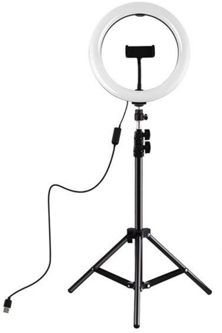 LED 링라이트(삼각대포함) 유투버 방송조명 동영상촬영 개인촬영 1인방송 촬영 조명 장비 BJ장비, LED링라이트+삼각대, 1개