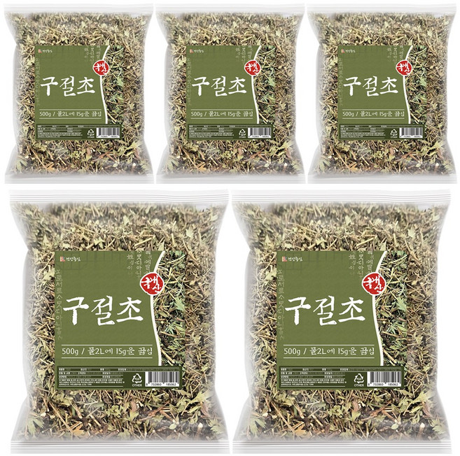 건강중심 국산 말린 구절초 차, 5개, 500g