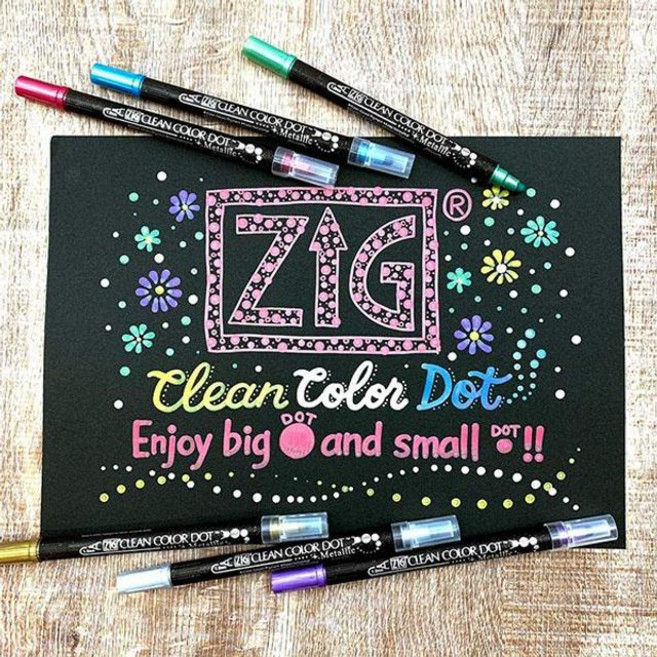 쿠레타케 지그 쿠레컬러 Clean Color DOT 메탈릭 6색 everydaytem*0815879001EA
