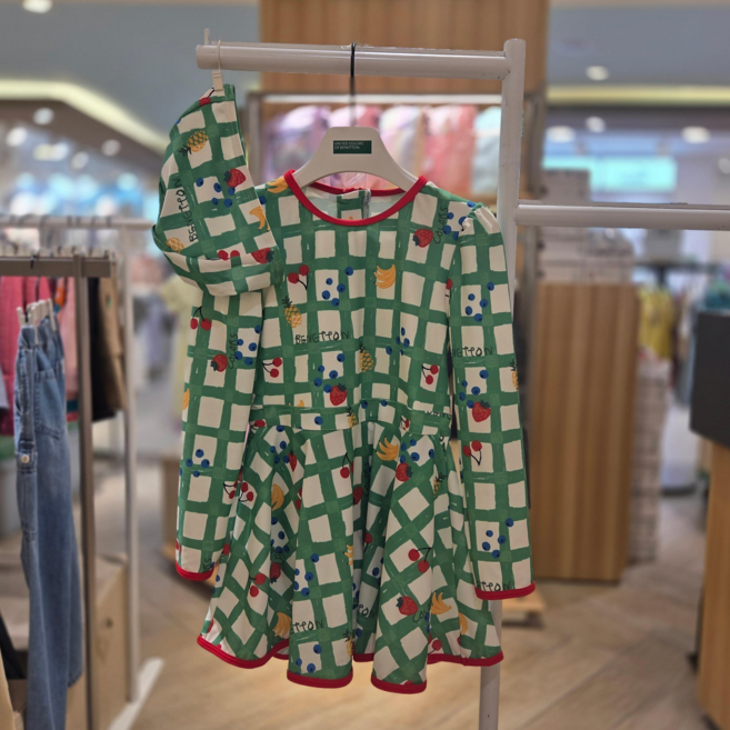 [아동/베네통키즈] 주니어 아동 래쉬가드 어린이 여아 원피스 수영복