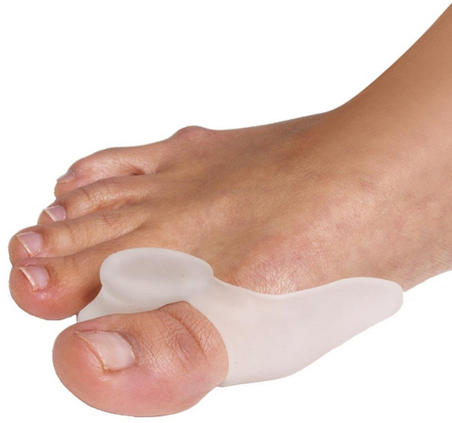 발가락교정기 외반 모지 용 발가락 스페이서 플러스 버니언 가드 프리 사이즈 (1 개들이), 단일구성