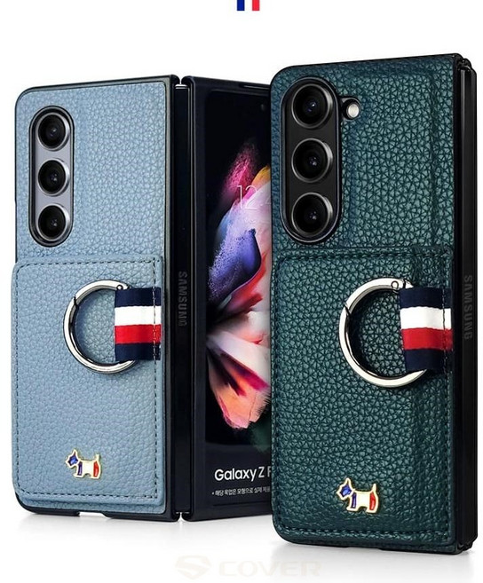 잭팟 Z 폴드 아가타 베이스 카드 수납 링 다이어리 지갑 케이스