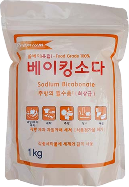 [FOOD GRADE 론칭 특가] d 오리지널 프리미엄 베이킹소다 (식품첨가물), 1kg, 1개