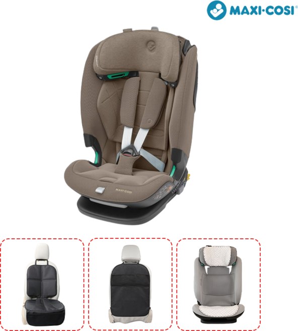 맥시코시 타이탄 프로 아이사이즈 3종 선물 I-Size 토들러 주니어 카시트 12세까지 확장형, 타이탄프로 아이사이즈(어센틱트러플)3종선물