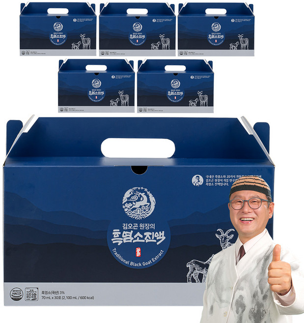 김오곤원장의 흑염소진액, 70ml, 180개