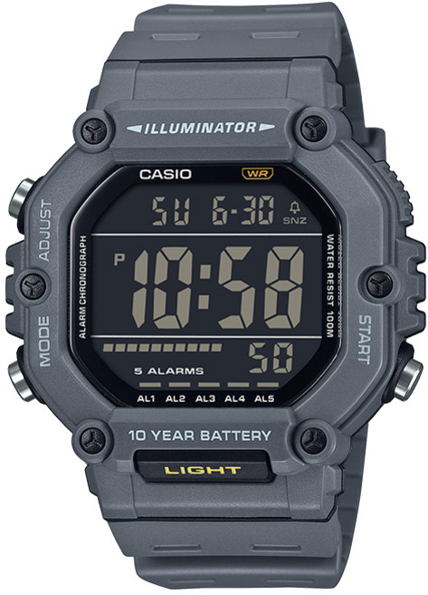 카시오 남성용 우레탄 군인 기시계 AE-1600H-8B