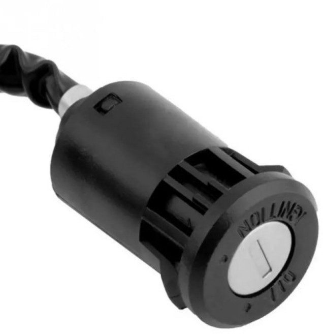 50cc-150cc 쿼드 4 휠러 ATV 점화 스위치 스즈키 먼지 핏 자전거 맞는 혼다 오토바이 와이어 시작 도어 잠, 01 검정색