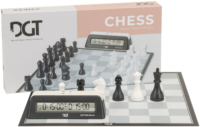 DGT 체스박스 시계세트 (DGT Chess Box with Clock Giftbox Edition), 1개