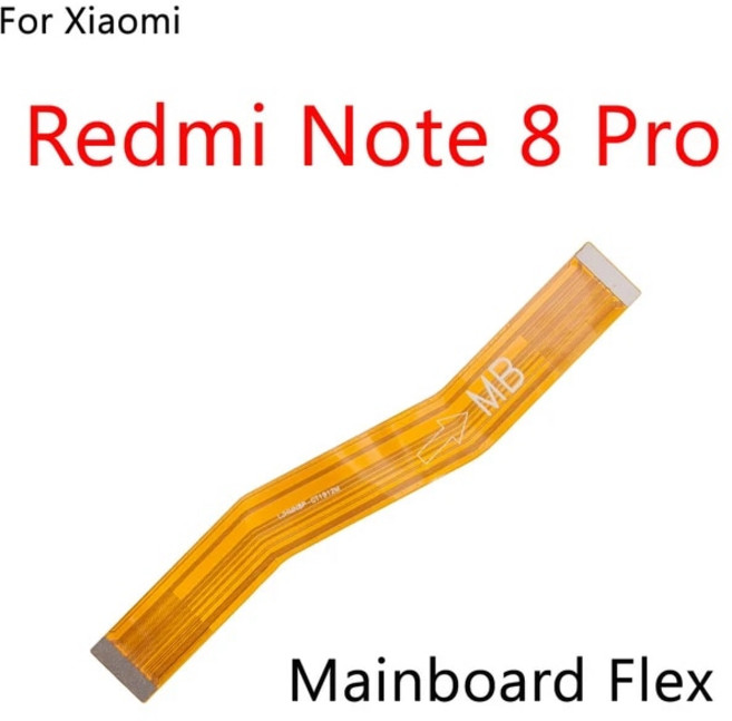휴대폰 핸드폰 스마트폰 수리 부품 마더 보드 플렉스 샤오미 호환 레드미 9 8 10X 노트 9S 프로 메인 커넥터 USB LCD 디스플레이 케이블, [03] Redmi Note 8 Pro, [03] Redmi Note 8 Pro, 1개