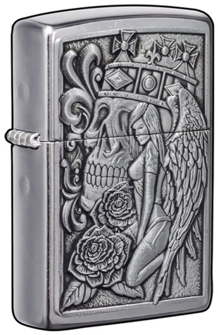 [주주파츠몰] 자동차 라이터 스티커 지포스타일 포인트 디자인 데칼 8cm 호환 용품, F.지포 엔젤, 1개