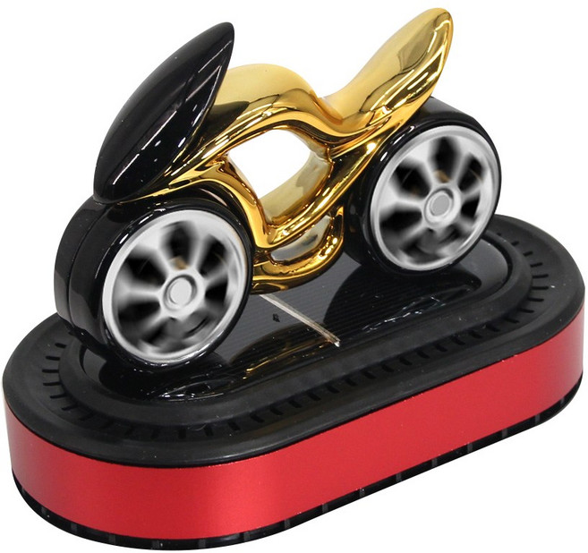 감성플랜 메탈릭 3컬러 차량용 오토바이 바이크 태양열방향제, 레드컬러_블랙체리, 1세트