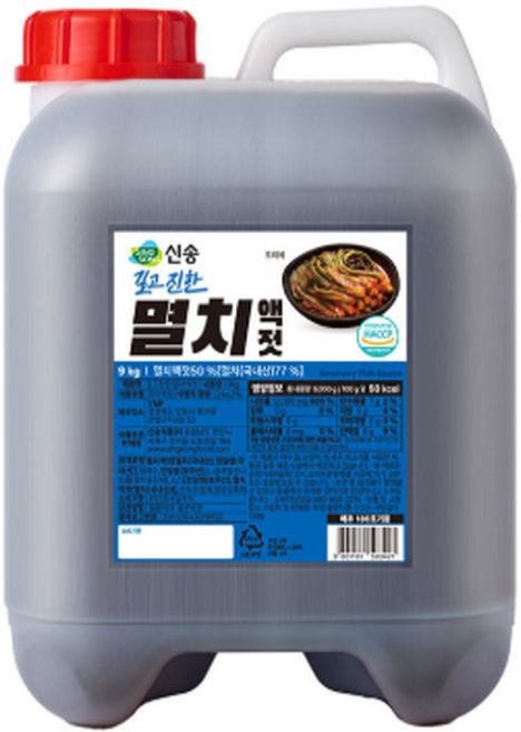신송 깊고 진한 멸치액젓 9kg 1개