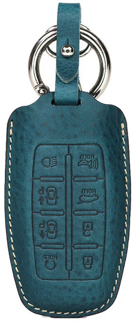 페레노 제네시스 GV80 G80 스마트키가죽케이스 PG02, 미네르바복스 블루