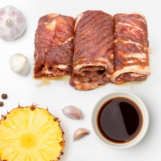 수입산 수제 양념 돼지 갈비 1Kg 2Kg 3Kg 5Kg, 04. 수입산 수제 양념 돼지 갈비 5kg (M55BE, 1개