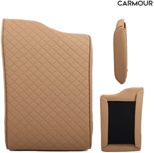 팰리세이드/더뉴팰리세이드 팔걸이 콘솔쿠션, 새들베이지, 1개