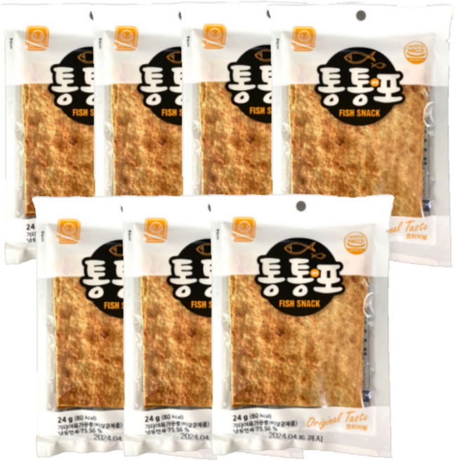 통통어포 오리지널, 24g, 7개