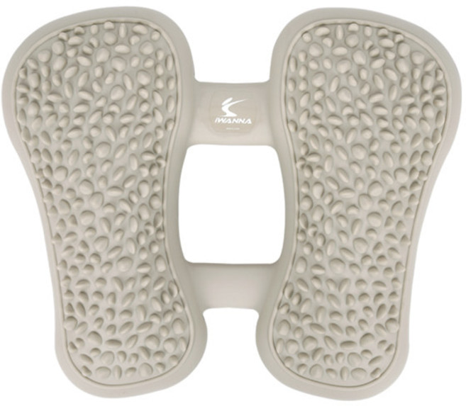 아이워너 소프트 에어 마사지 스텝퍼 지압/코어운동 관절에 무리없는 운동 효과 혈액 순환 붓기 해소 독소 배출, 우드그레이