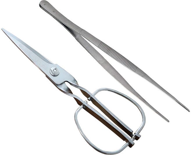 SW 잘라가위 22cm 분리형 올스텐 캠핑 주방 가위 ST집게포함, 스테인레스, 1개