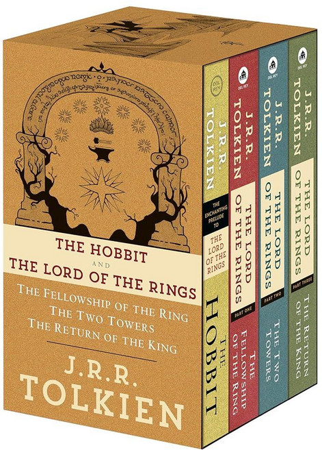 J.R.R. Tolkien 4Book Boxed Set: The Hobbit and Lord of the Rings: Fellowship Ring Two Towers Retur, J.R.R. Tolkien 4Book Boxed Set