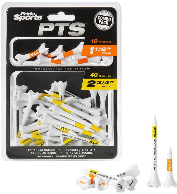 프라이드스포츠 PTS 에볼루션 골프티 30개 플라스틱티, 콤보234 (69mm+38mm), 1개