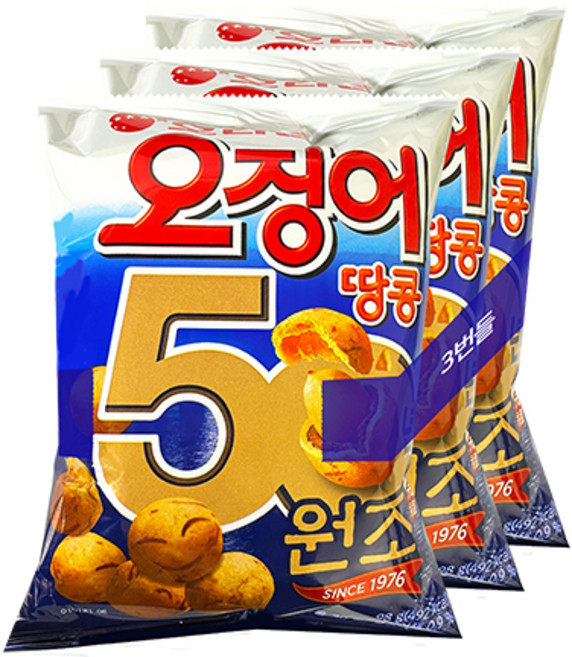 오리온 오징어땅콩 98g 3번들, 294g, 1개